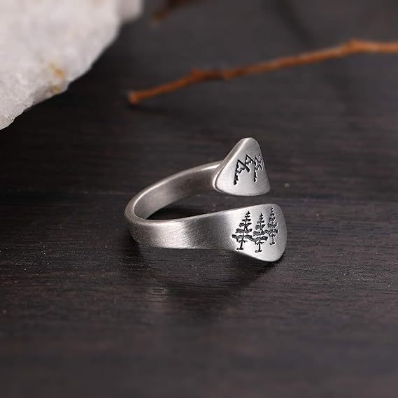 Alpine And Cedar Open Ring Forest Lover Ring