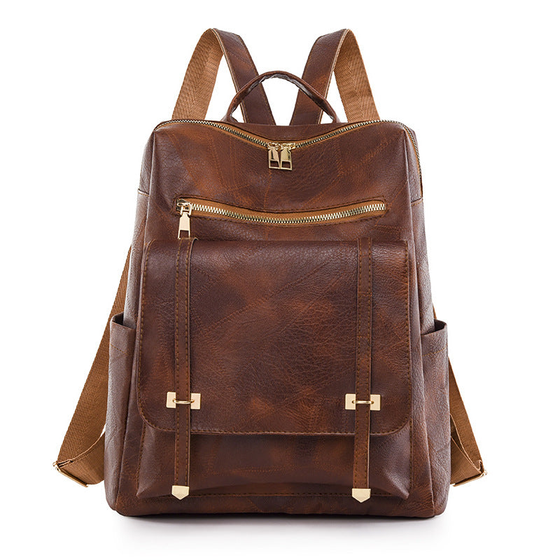 Sac à dos simple et à la mode de grande capacité pour femmes