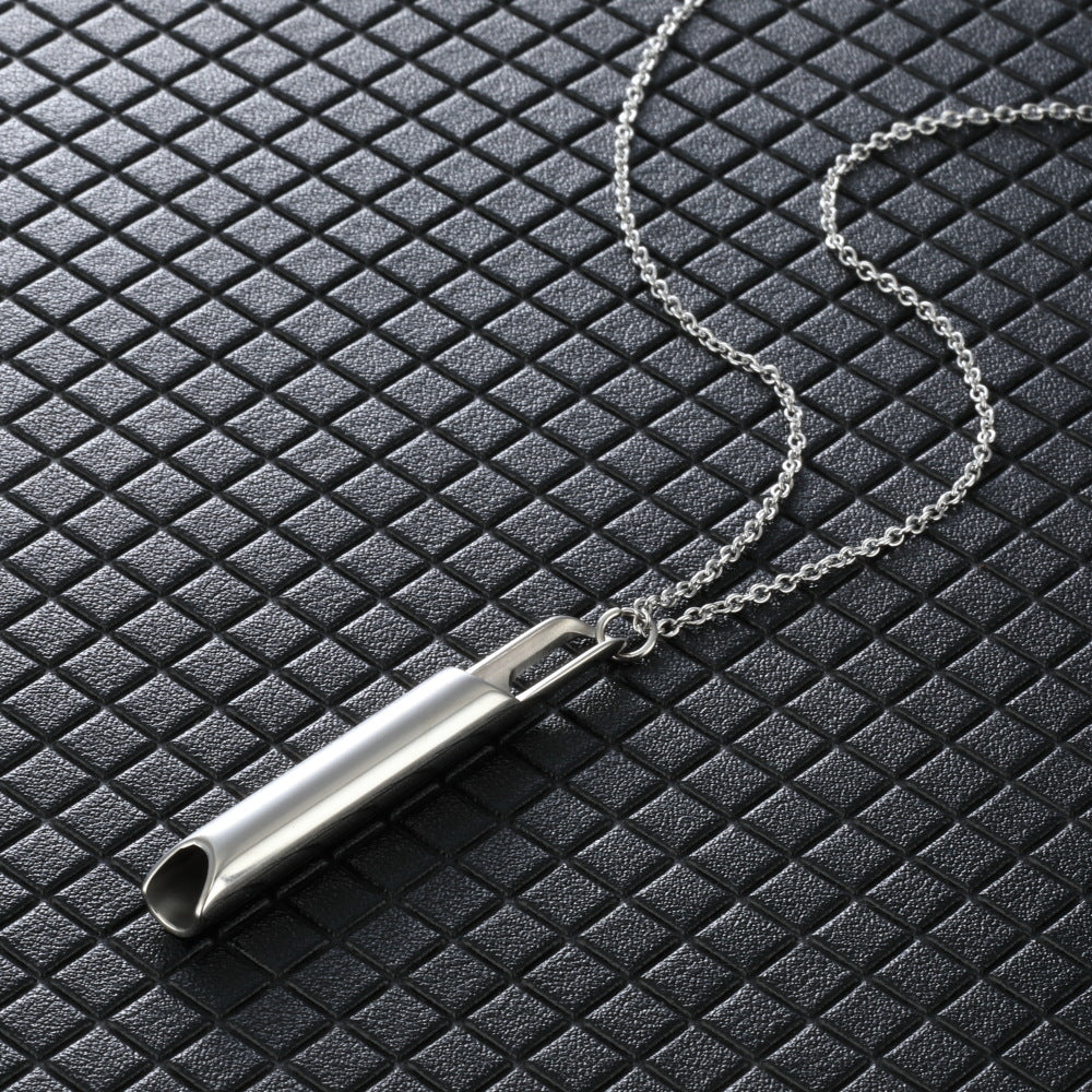 Collier de tube rond de décompression de sifflet de respiration sculpté