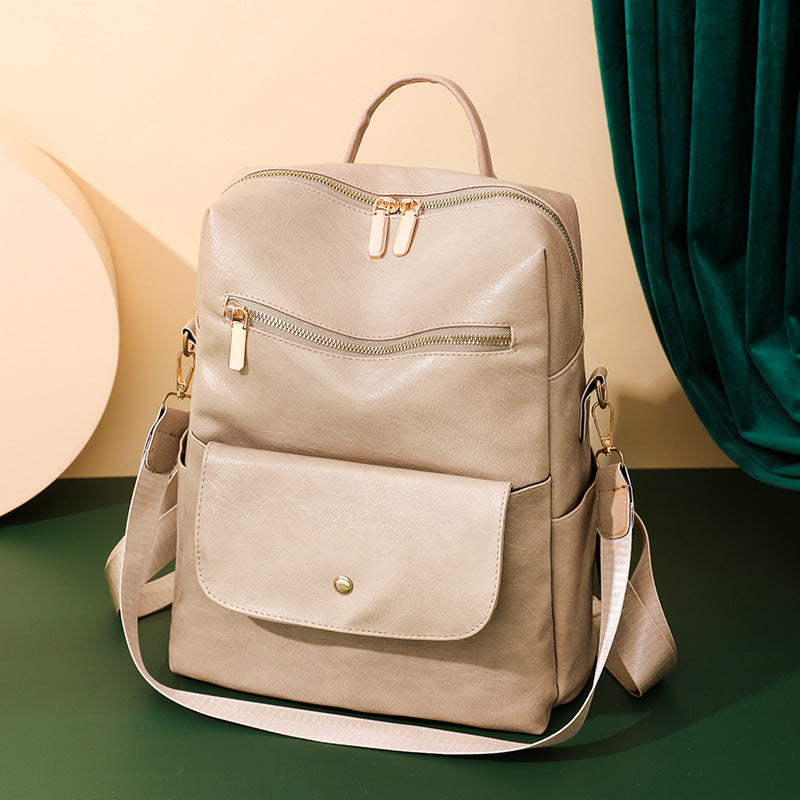 Sac à dos rétro pour femmes, mode décontractée, multifonctionnel, assorti avec tout, sac de voyage en plein air