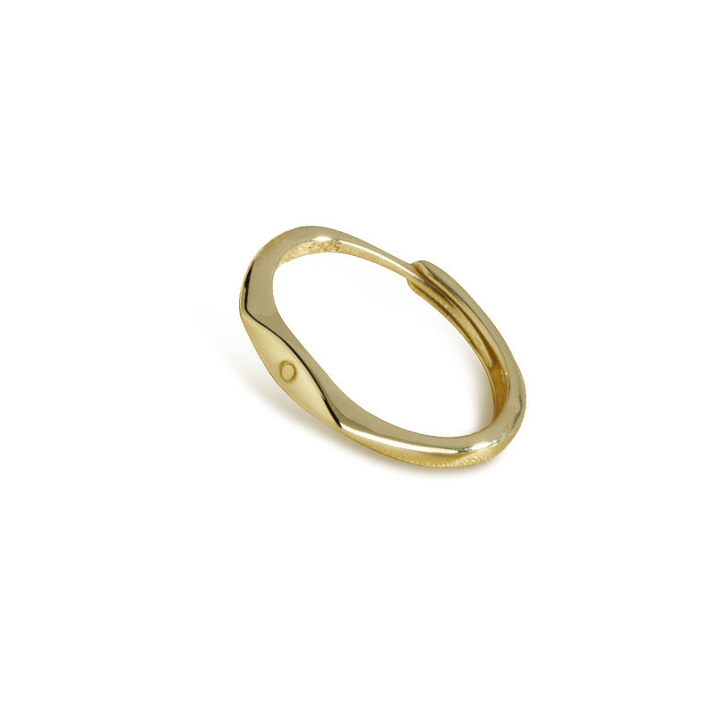 Bague avec lettres anglaises simples pour femmes