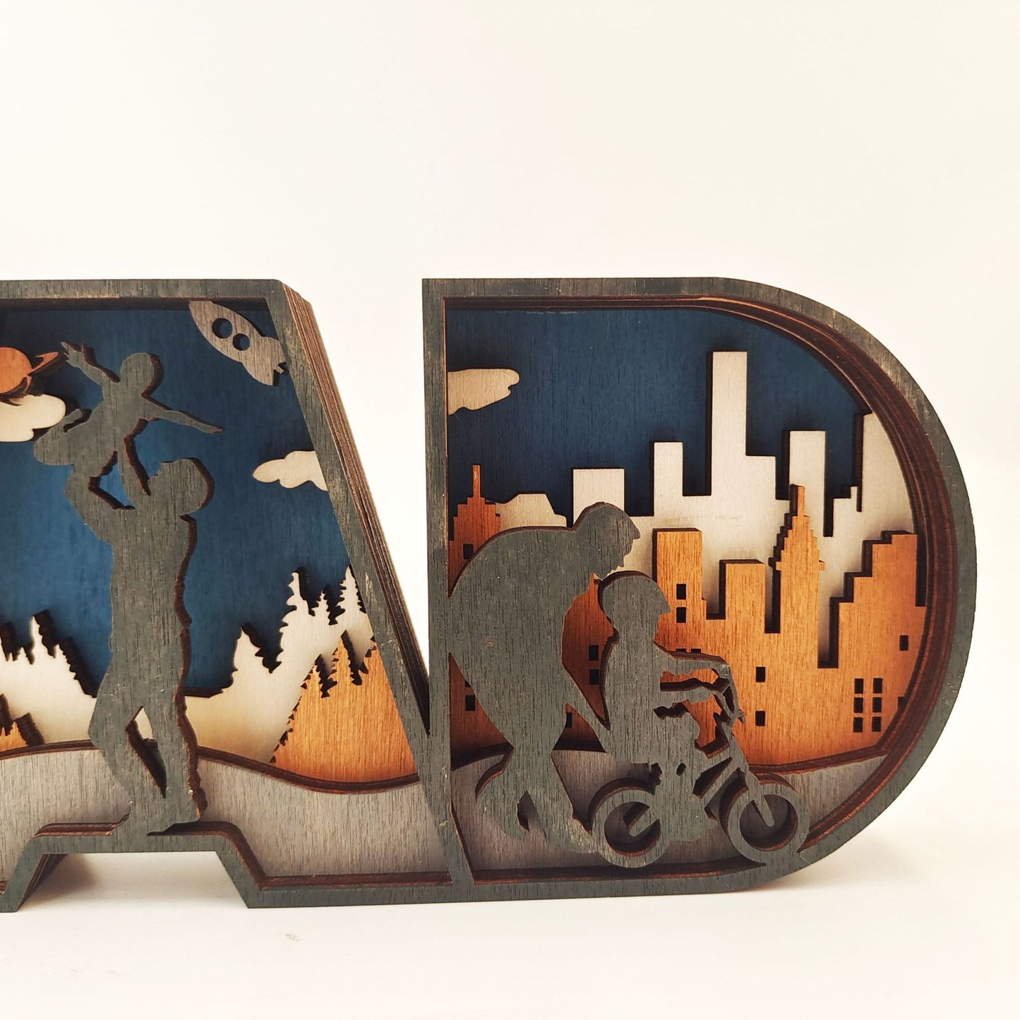 Día de la Madre Día del Padre Artesanías de Madera Decoración Decoración Creativa del Hogar