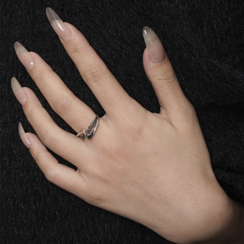 Fashion Unique Design Two-tone Ring
