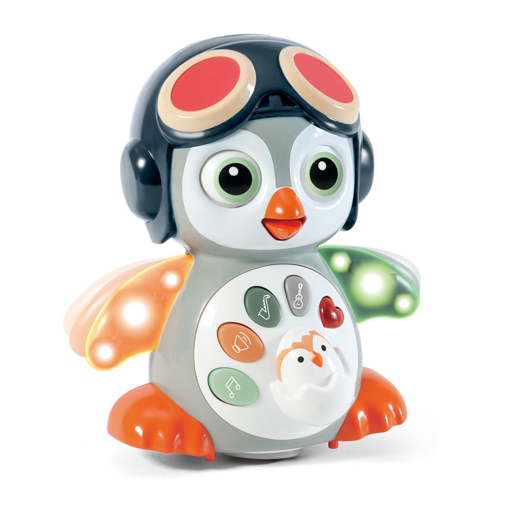 Jouets de pingouin dansant de balançoire de musique légère universelle électrique