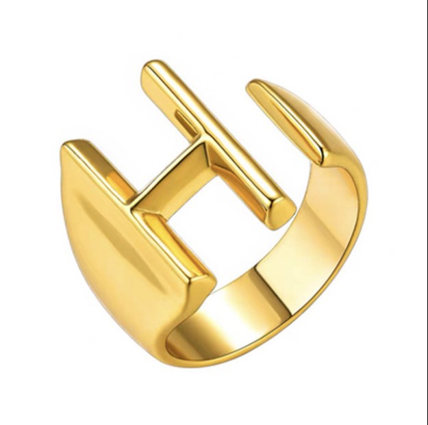 Women's Personality Fashion 26 English Letters Ring