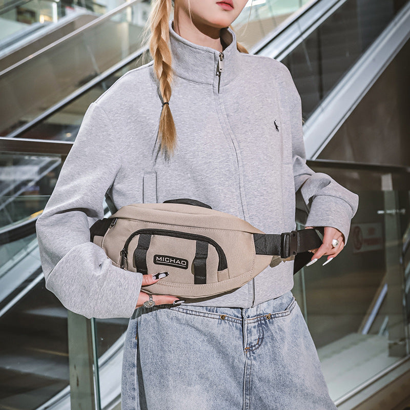 Sac de poitrine pour vêtements de travail, tendance de rue, sac à bandoulière personnalisé Hip Hop