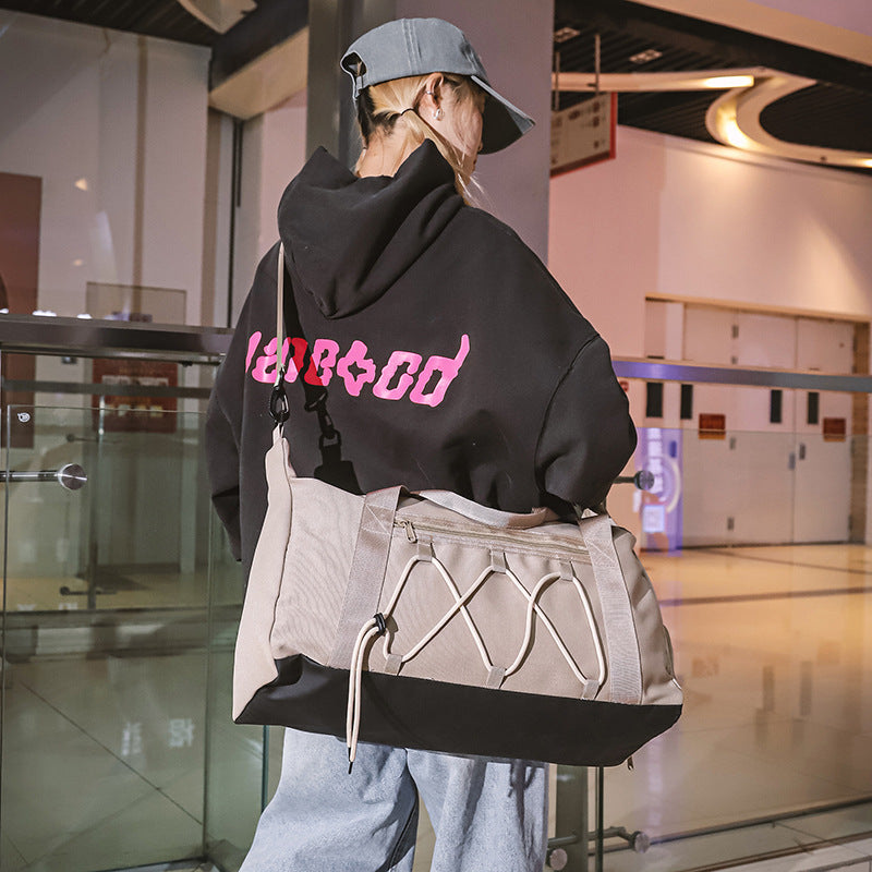 Sac fourre-tout simple en denim de grande capacité de style coréen