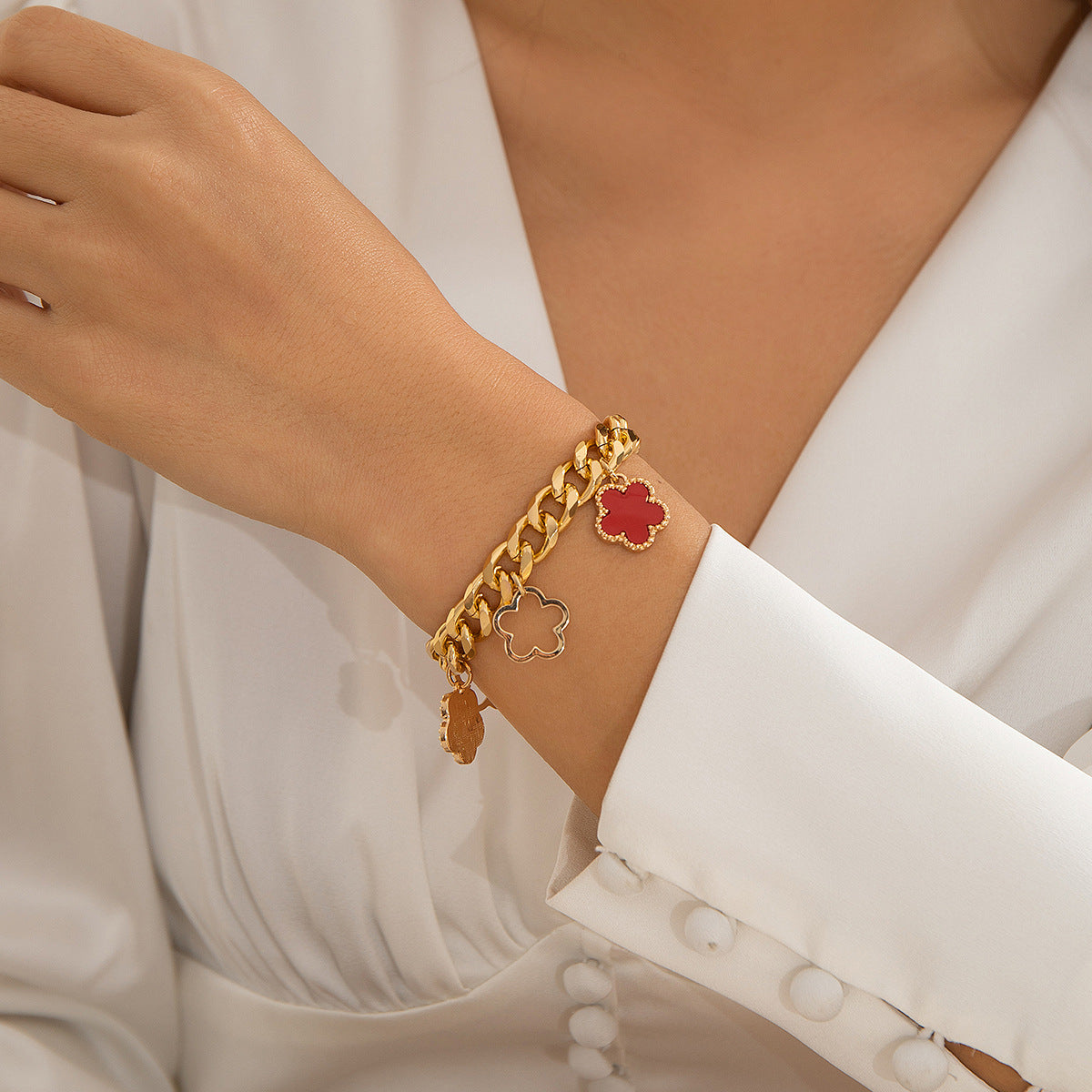 Collier pendentif en herbe de Parthenocissus de couleur à la mode pour femmes