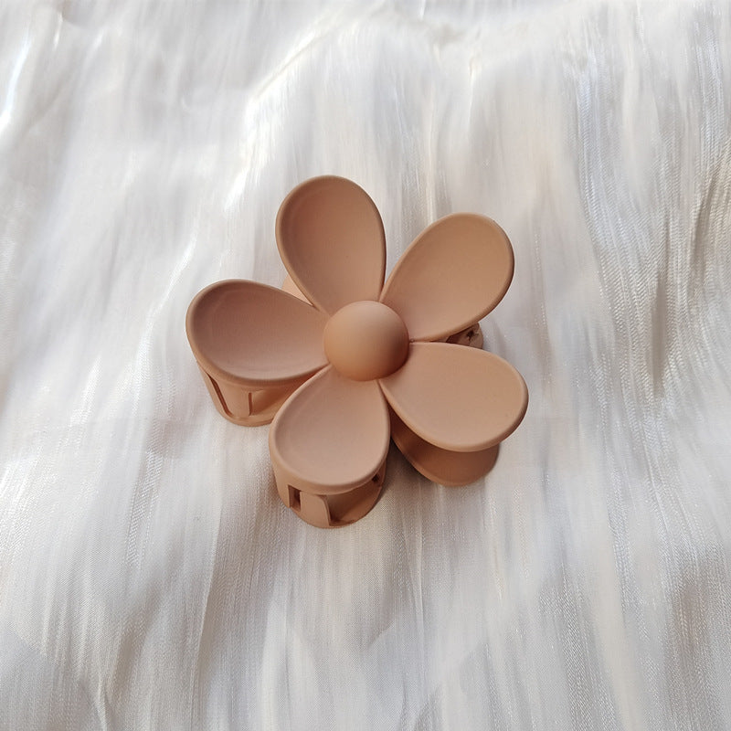 Pince à cheveux fleur givrée couleur bonbon d'été