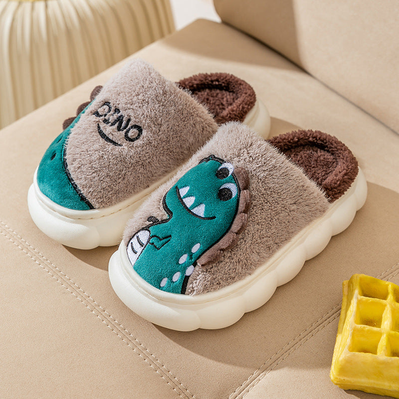 Pantoufles en coton en peluche, pantoufles d'intérieur chaudes pour couple