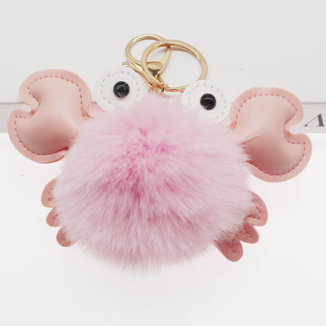 Pendentif porte-clés crabe mignon de dessin animé