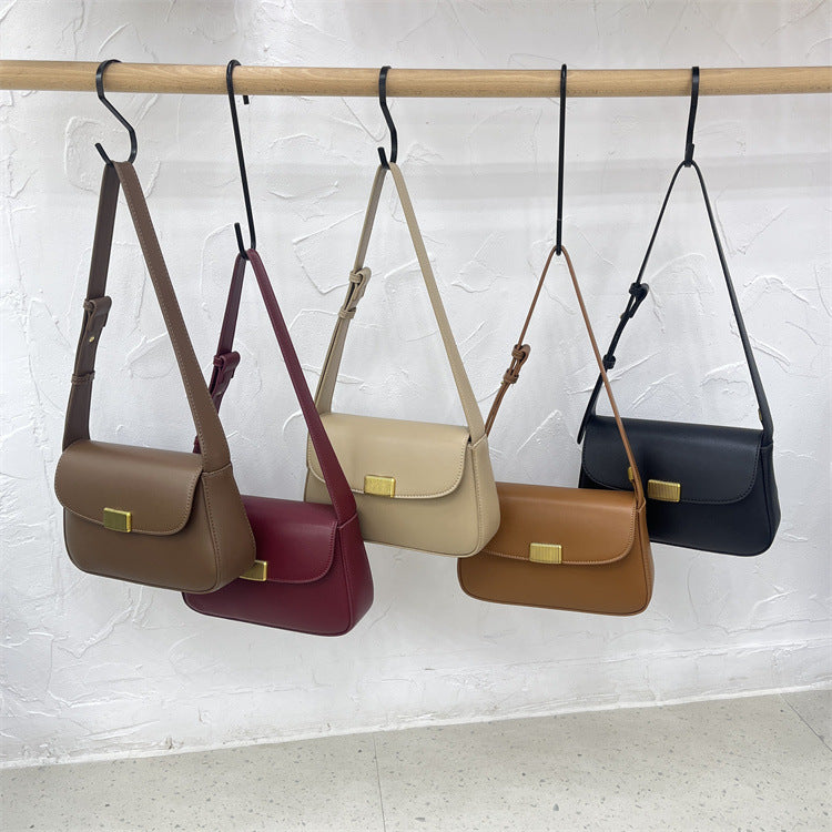 Automne et hiver nouvelle minorité tout-match décontracté petit sac carré épaule sous les bras sac de messager