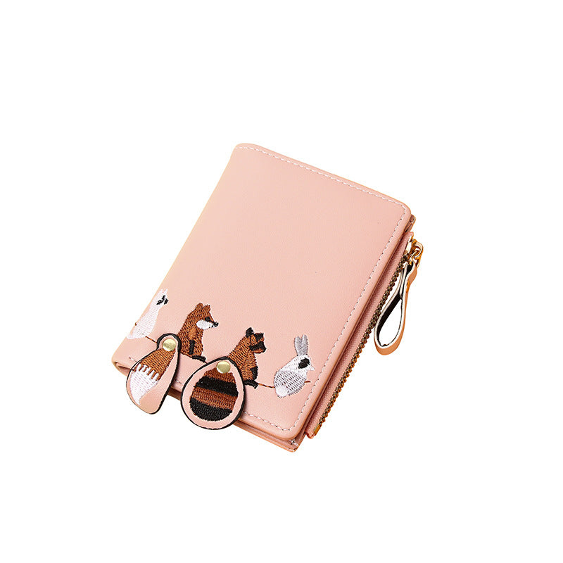 Women's Short Student Wallet Simple Korean Style Cute