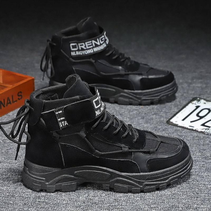 Bota de trabajo informal de estilo británico para hombre