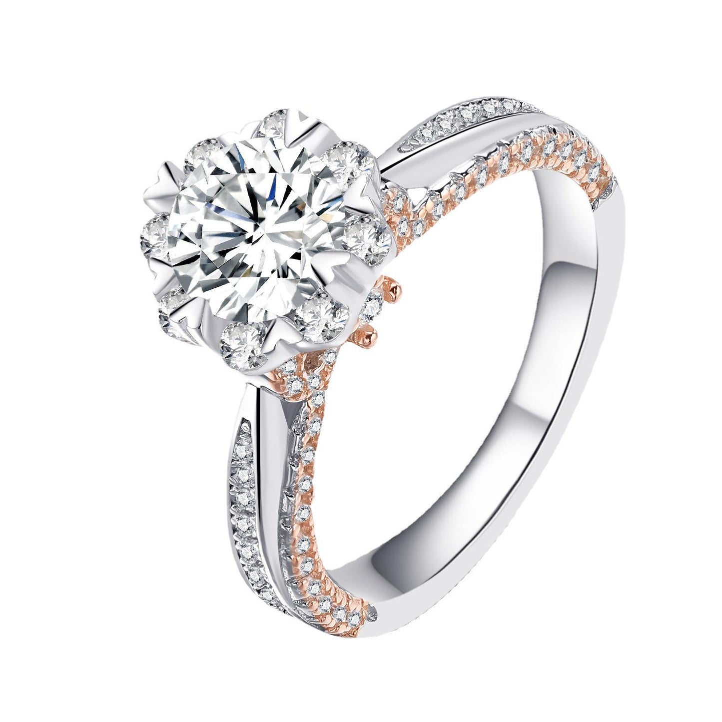 Bague avec nœud en ruban en argent sterling