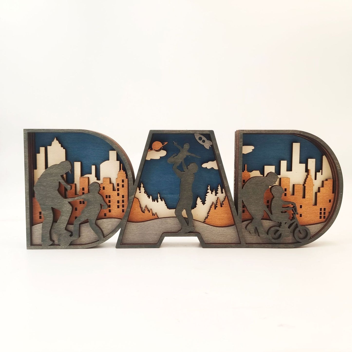 Día de la Madre Día del Padre Artesanías de Madera Decoración Decoración Creativa del Hogar