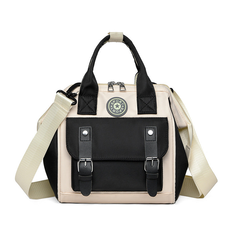 Women's Fashion Oxford Cloth Belt Multifunctional Cross-body Shoulders Backpack
