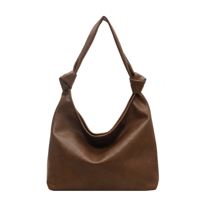 Bolso de axila Bolsos de mano retro casuales de gran capacidad para mujer
