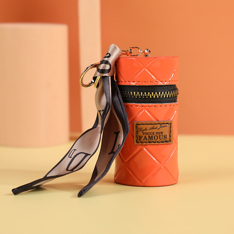 Creative Leather Presbyopic Bucket Key Case