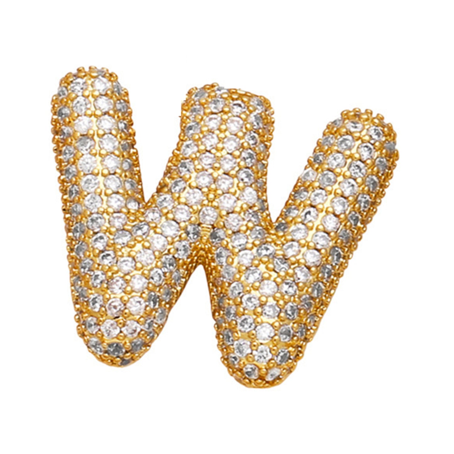 18K Gold Plated Balloon English Letter Pendant Necklace