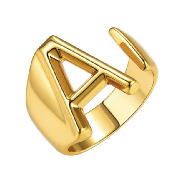 Women's Personality Fashion 26 English Letters Ring