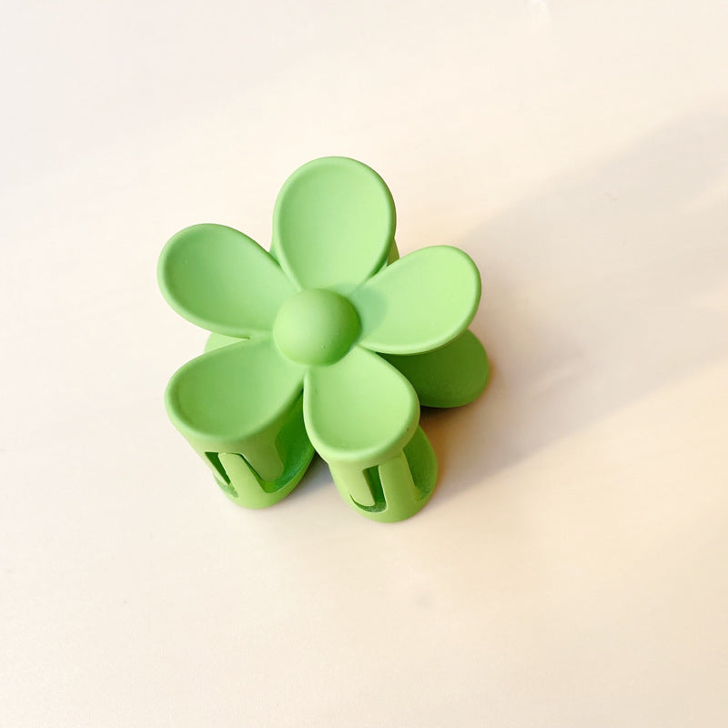 Pince à cheveux fleur givrée couleur bonbon d'été
