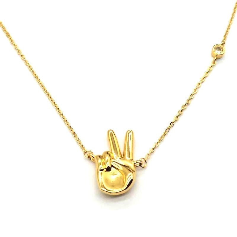 Collier en or plaqué cuivre populaire, ornement, mode de luxe abordable