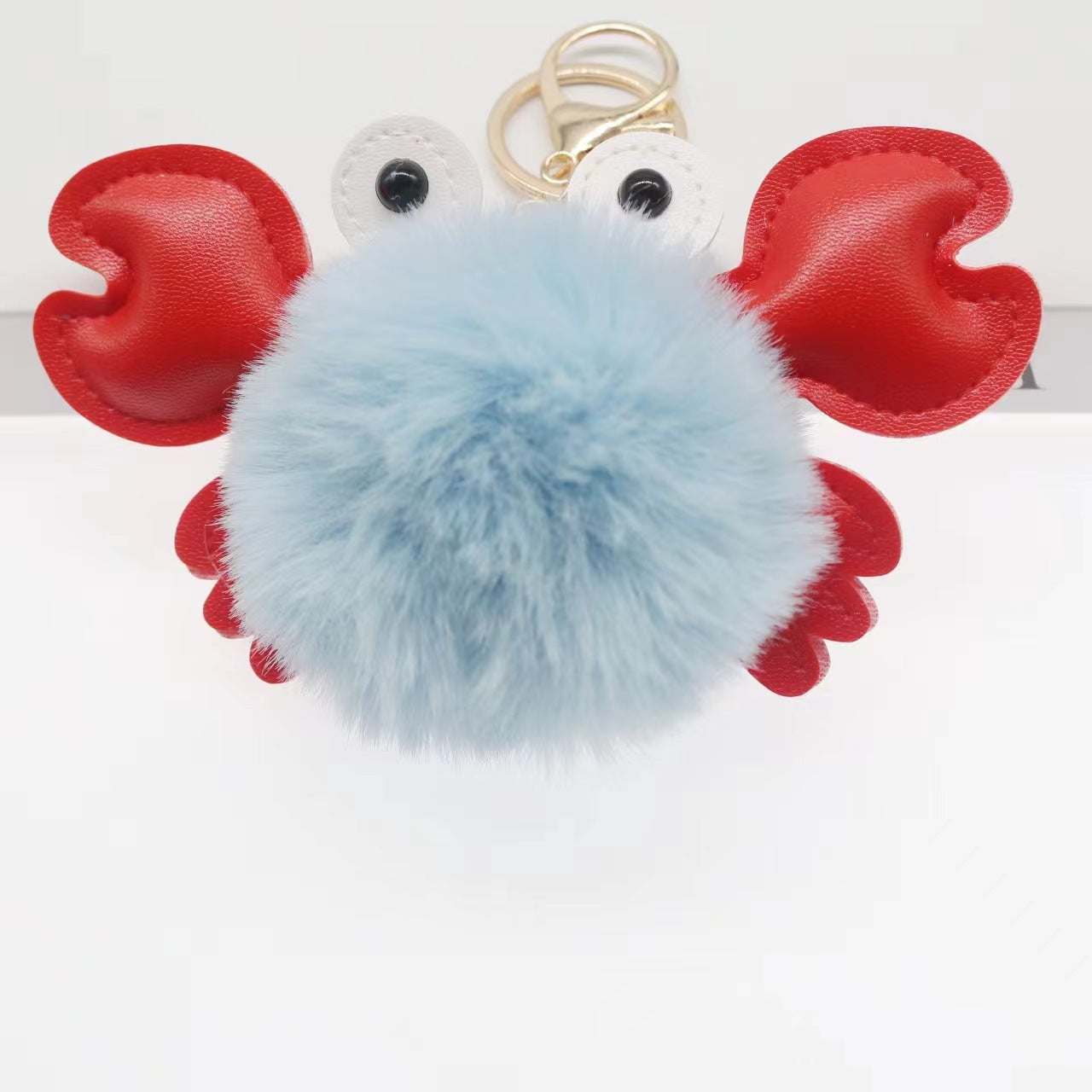 Pendentif porte-clés crabe mignon de dessin animé
