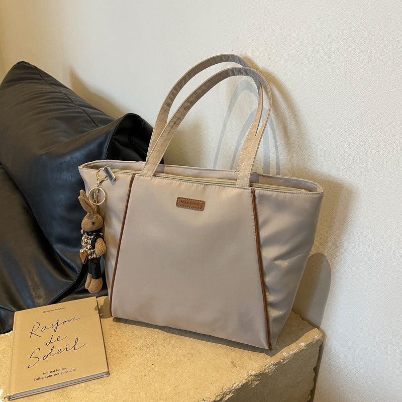 Bolso de mano de gran capacidad, bolso de hombro para ir al trabajo de estilo coreano, novedad de primavera y verano, bolso de mano de ocio que combina con todo