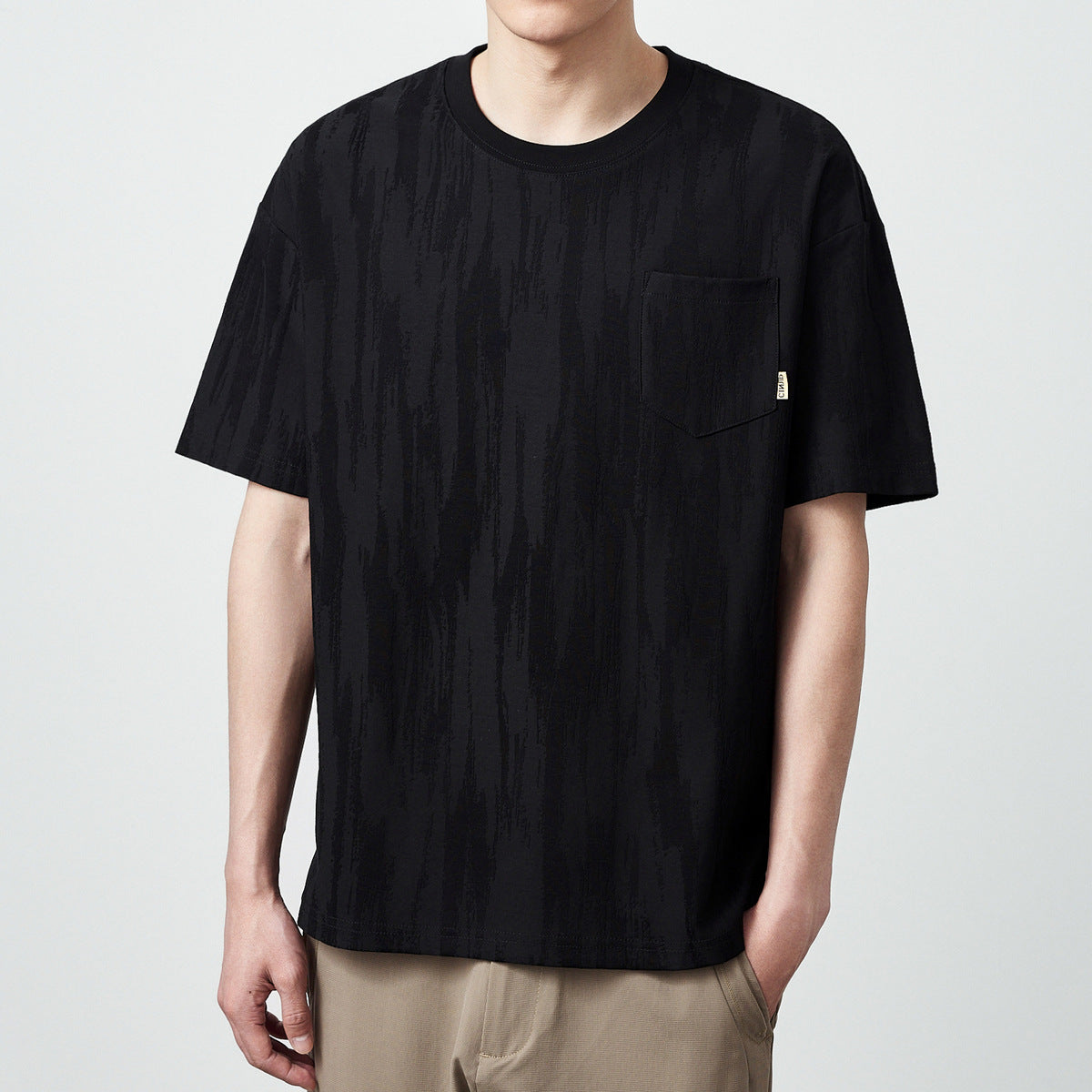 Simple Fashion Color Contrast Men's T-shirt