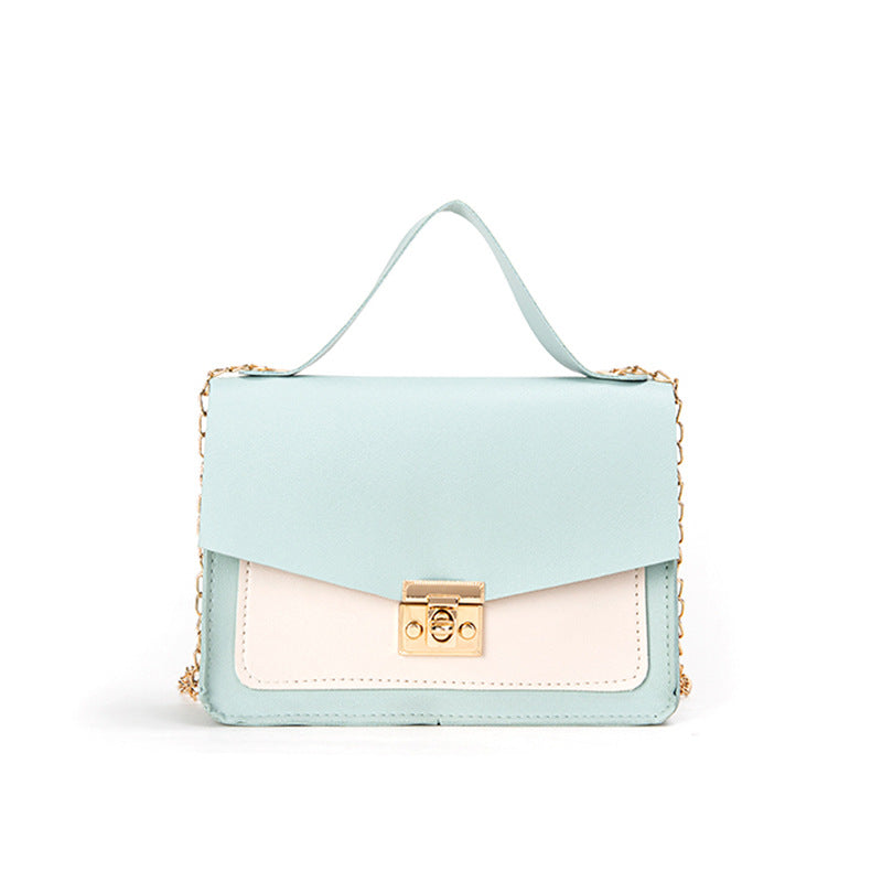 Sac messager à bandoulière avec serrure à chaîne à la mode
