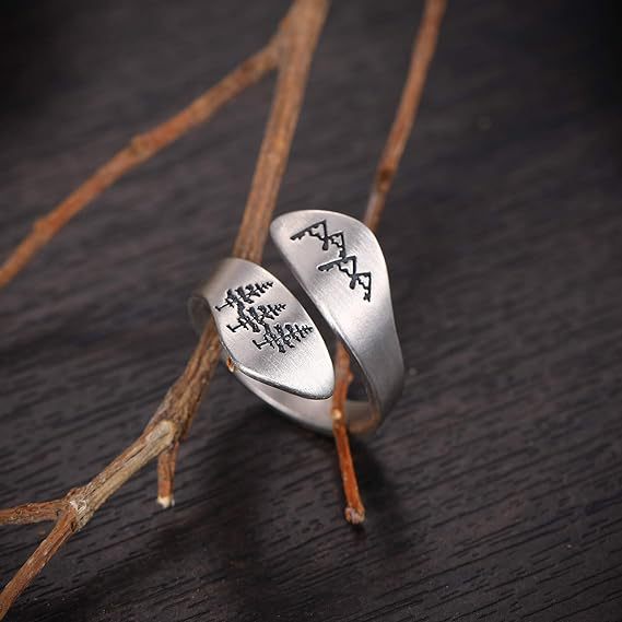 Alpine And Cedar Open Ring Forest Lover Ring