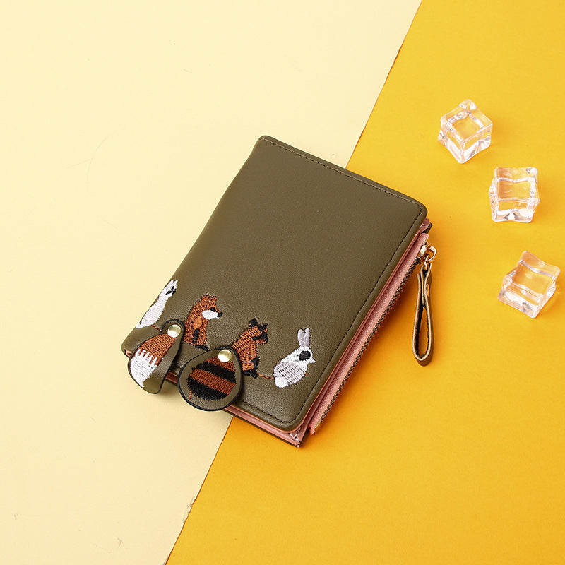 Women's Short Student Wallet Simple Korean Style Cute