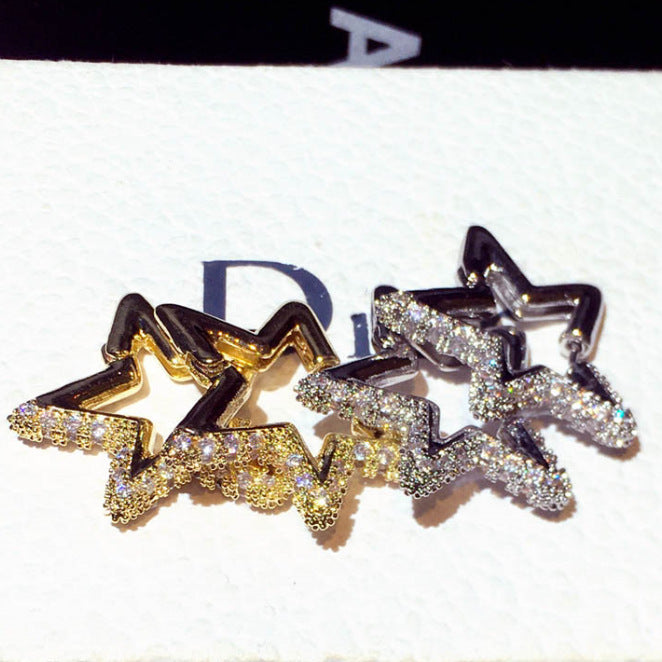 Zircon XINGX boucles d'oreilles capricieuses femme
