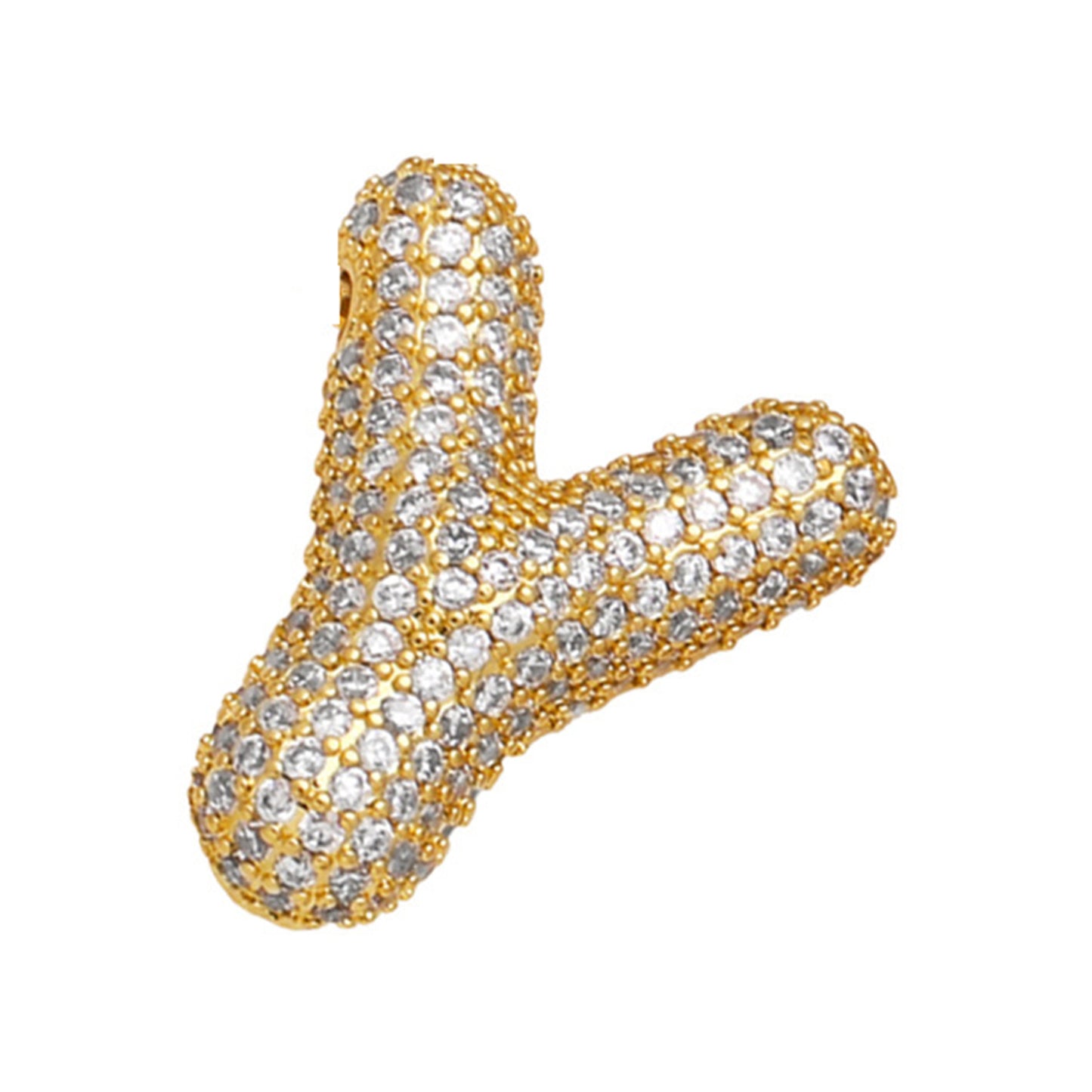 18K Gold Plated Balloon English Letter Pendant Necklace