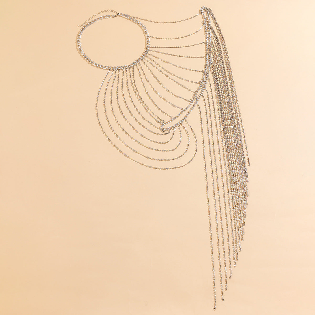 Chaîne multicouche Chaîne d'épaule à pampilles créative