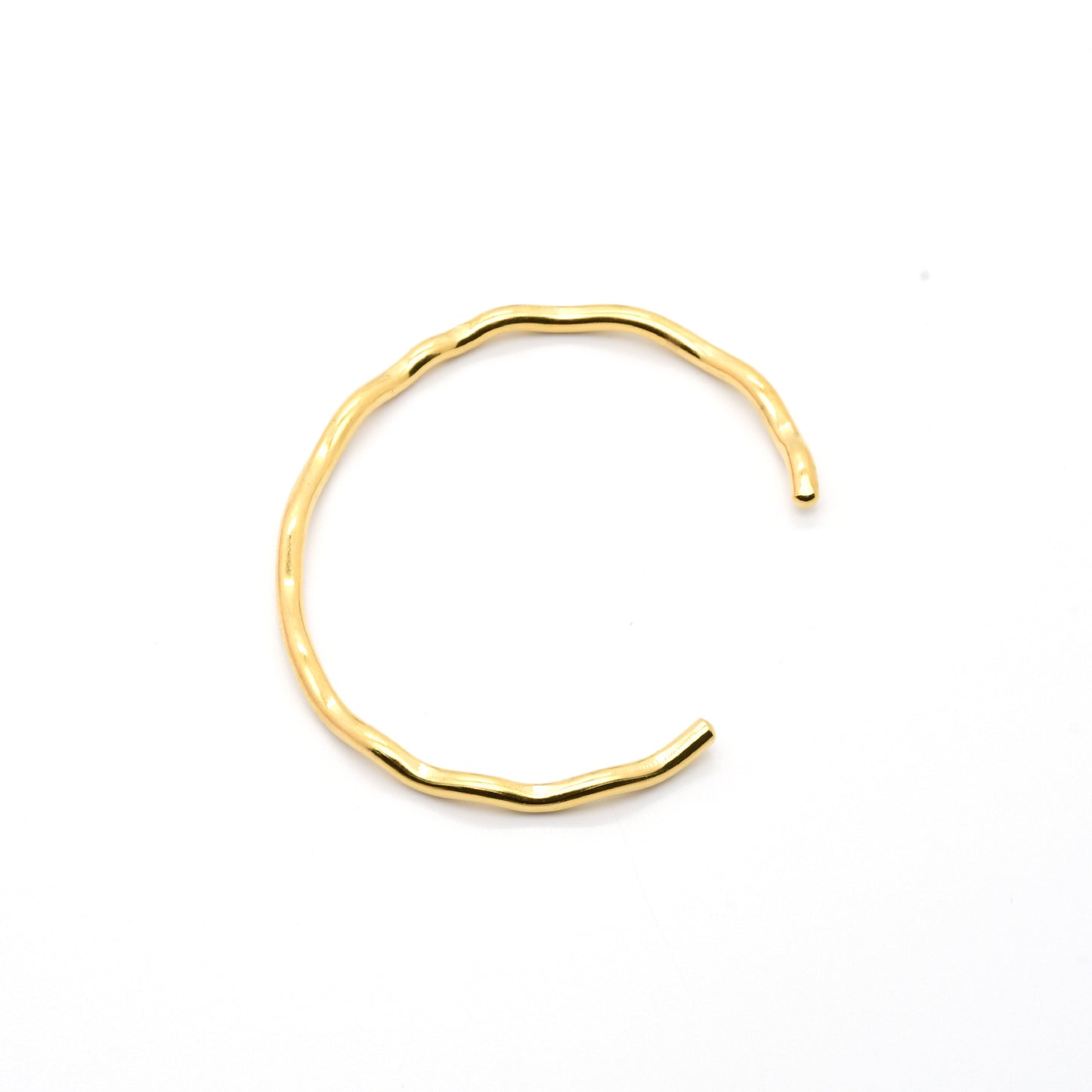 Bracelet d'ouverture de bracelet simple à motif de vague