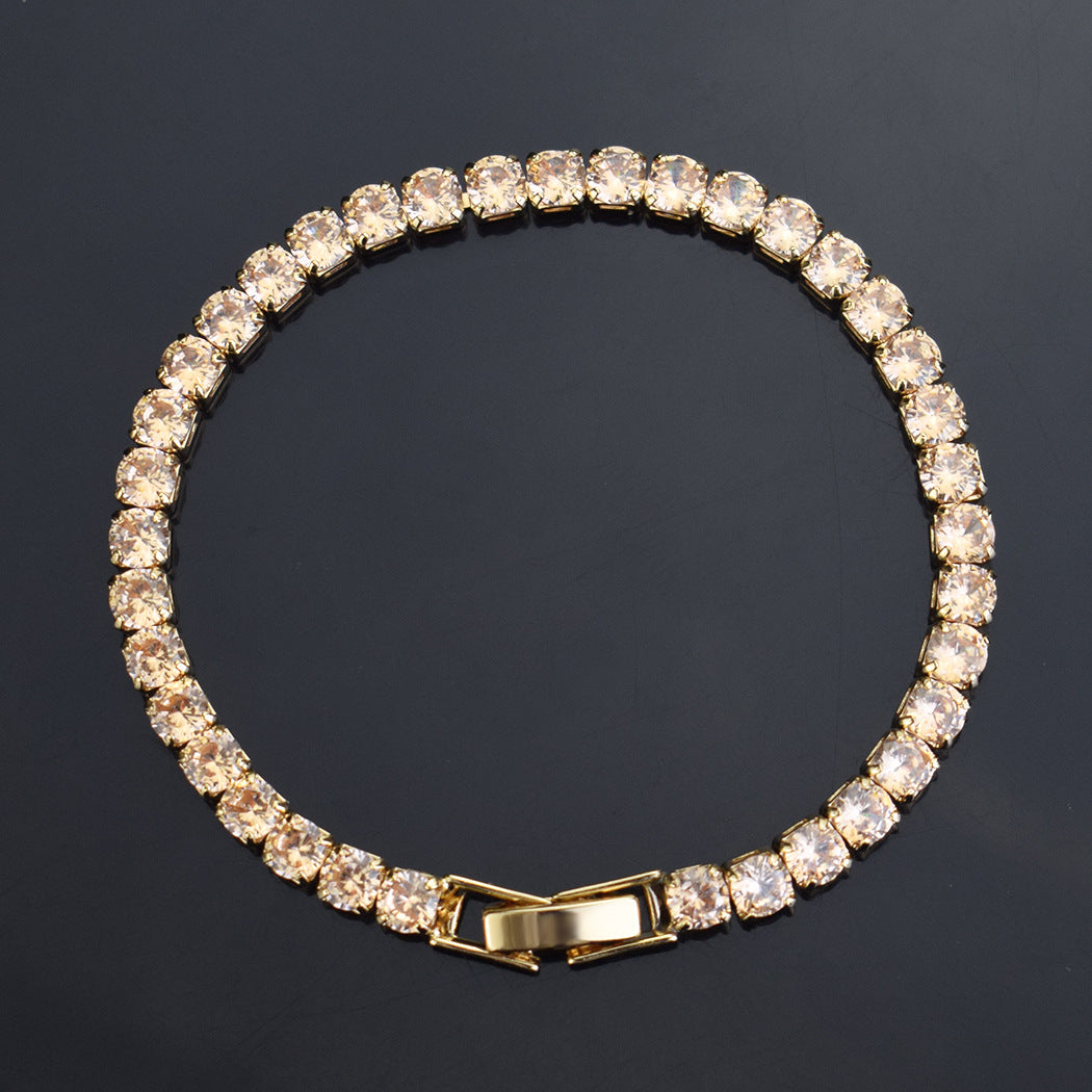 Bracelet tennis diamant mode femme