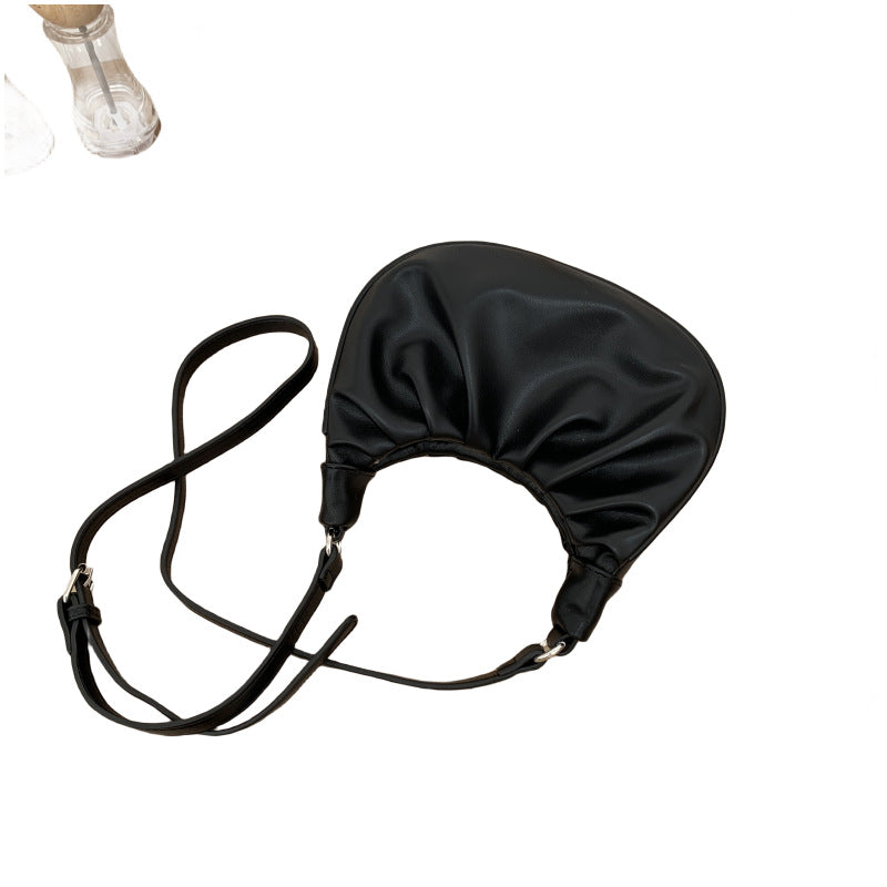 Sweet Pleated Women's Portable Cloud Bag