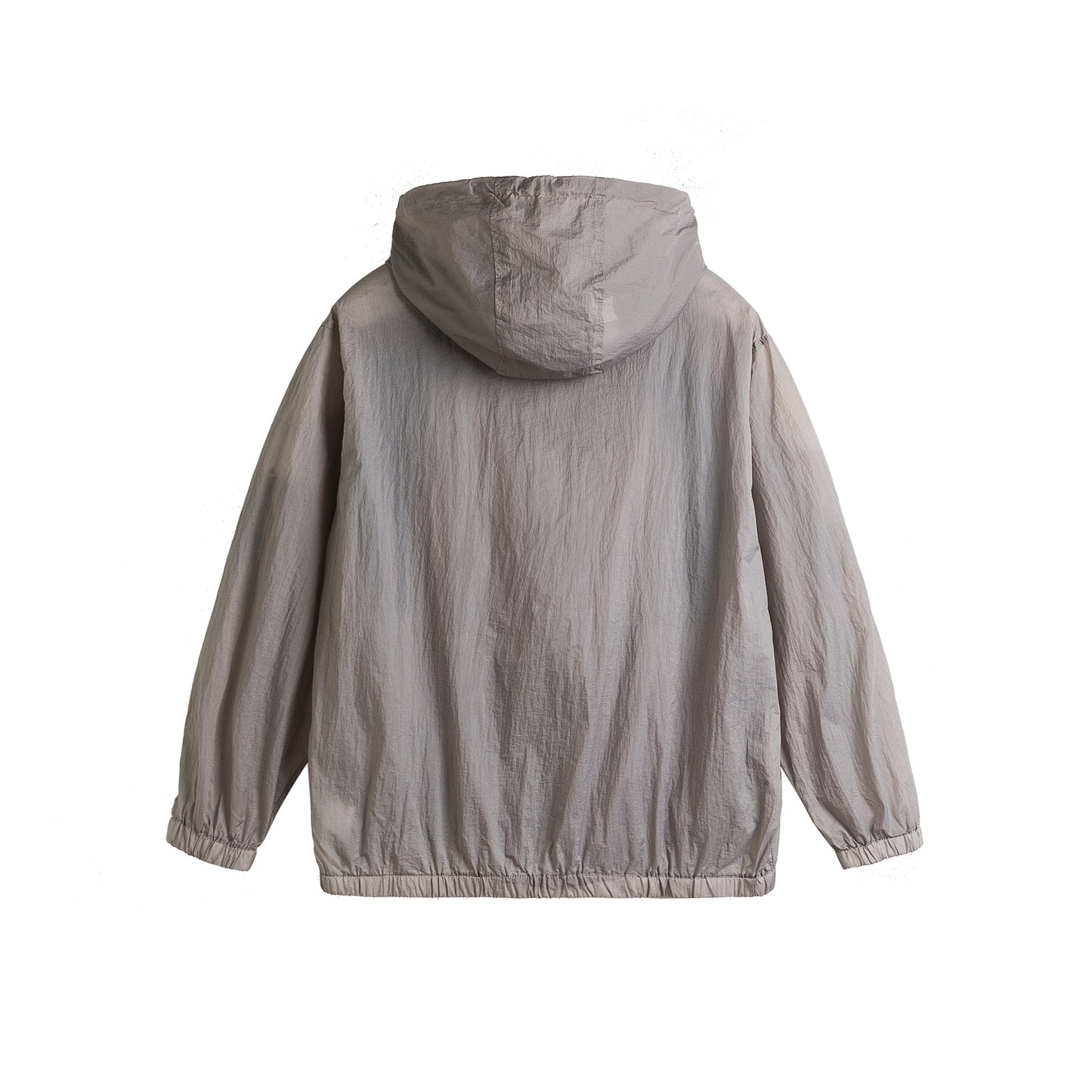 New Patchwork Printing Color Contrast Hooded Loose Sun-proof Clothes