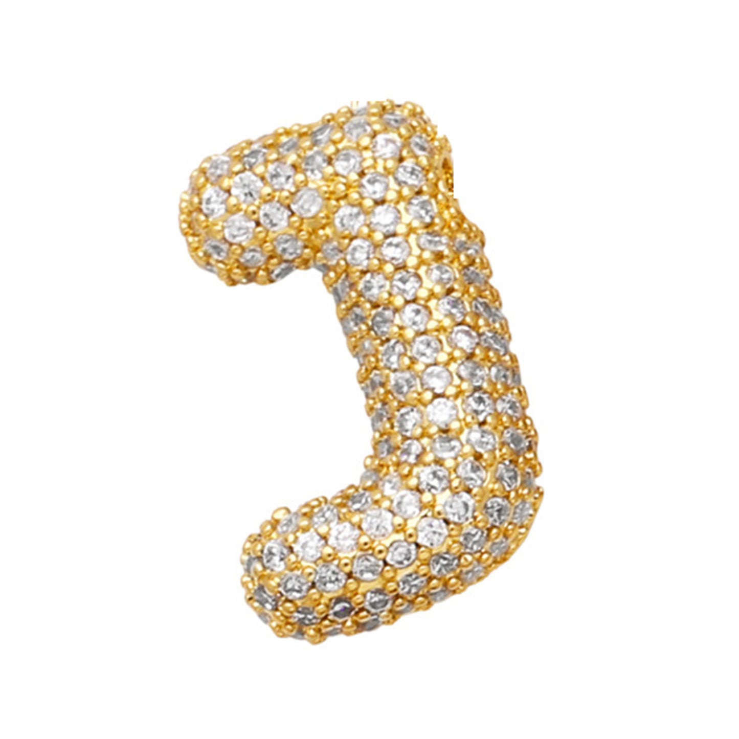 18K Gold Plated Balloon English Letter Pendant Necklace