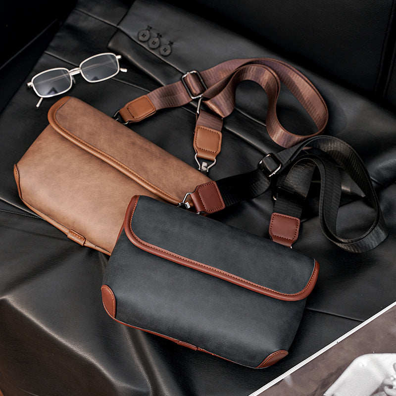 Bolso cruzado en el pecho de moda informal coreana