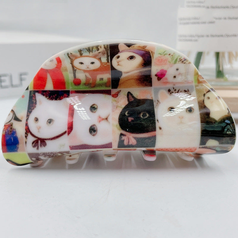 Los fabricantes suministran accesorios lindos del pelo de las pinzas de pelo del apretón los 82cm 2p de la historieta