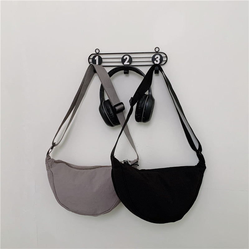 Sac messager à bandoulière de Style occidental, couleur unie, à la mode, assorti avec tout, Style coréen Ins