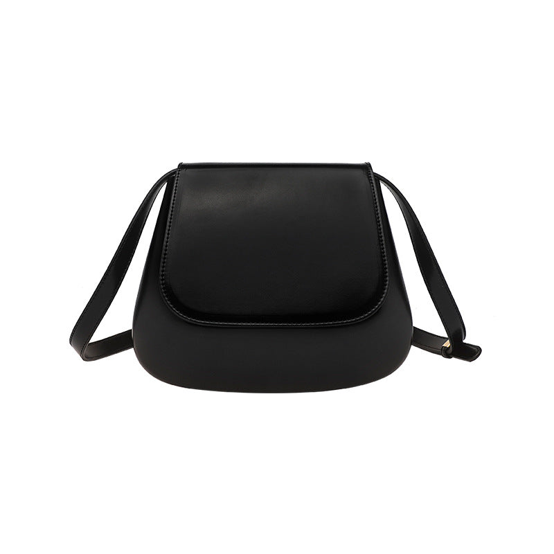 Bolso bandolera de cuero vegano para mujer, bolso de hombro pequeño Retro con correa larga ajustable
