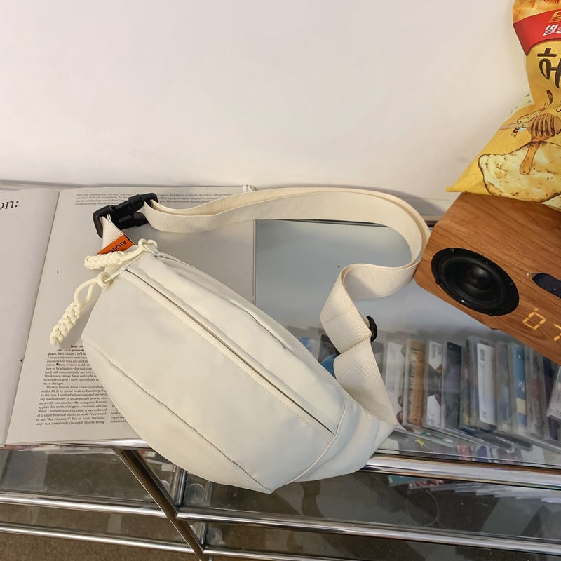 Bolsos deportivos para el pecho para hombre y mujer, bolso cruzado sencillo e informal que combina con todo