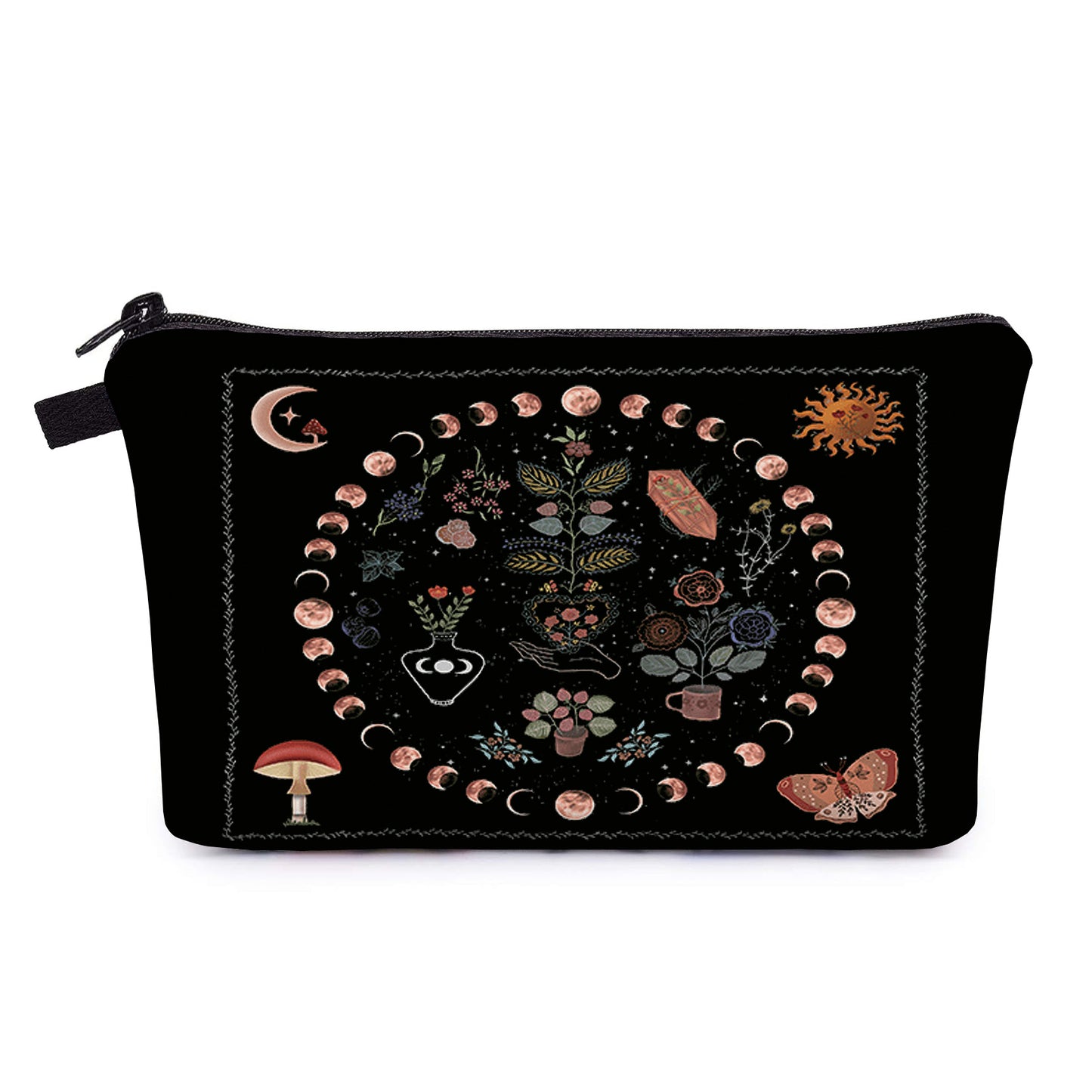 Trousse à cosmétiques européenne et américaine à motif de tournesol