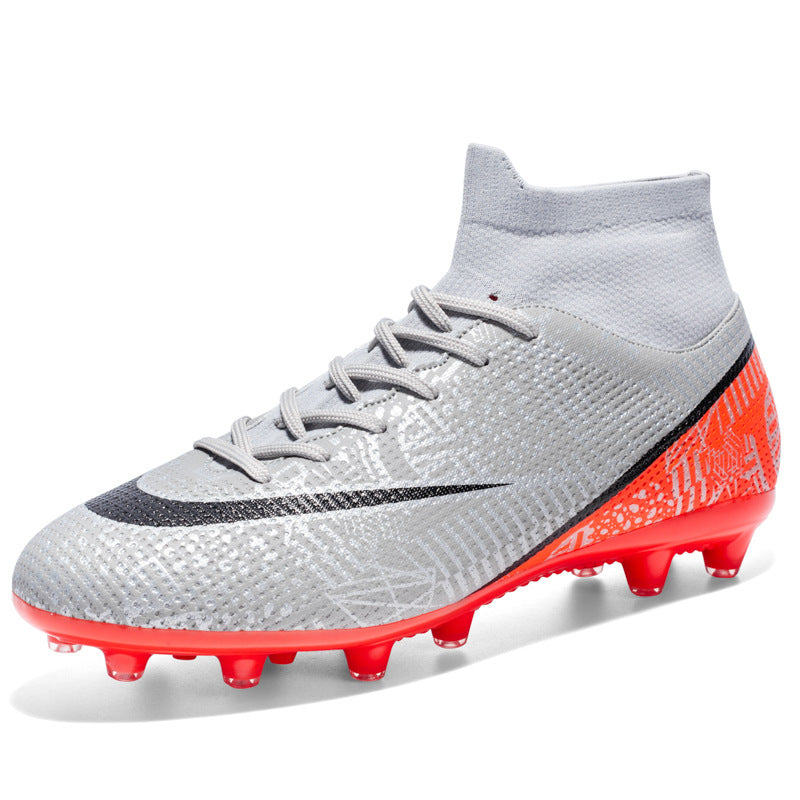 Nouveau Chaussures de football de terrain ferme haut de gamme de sport respirant