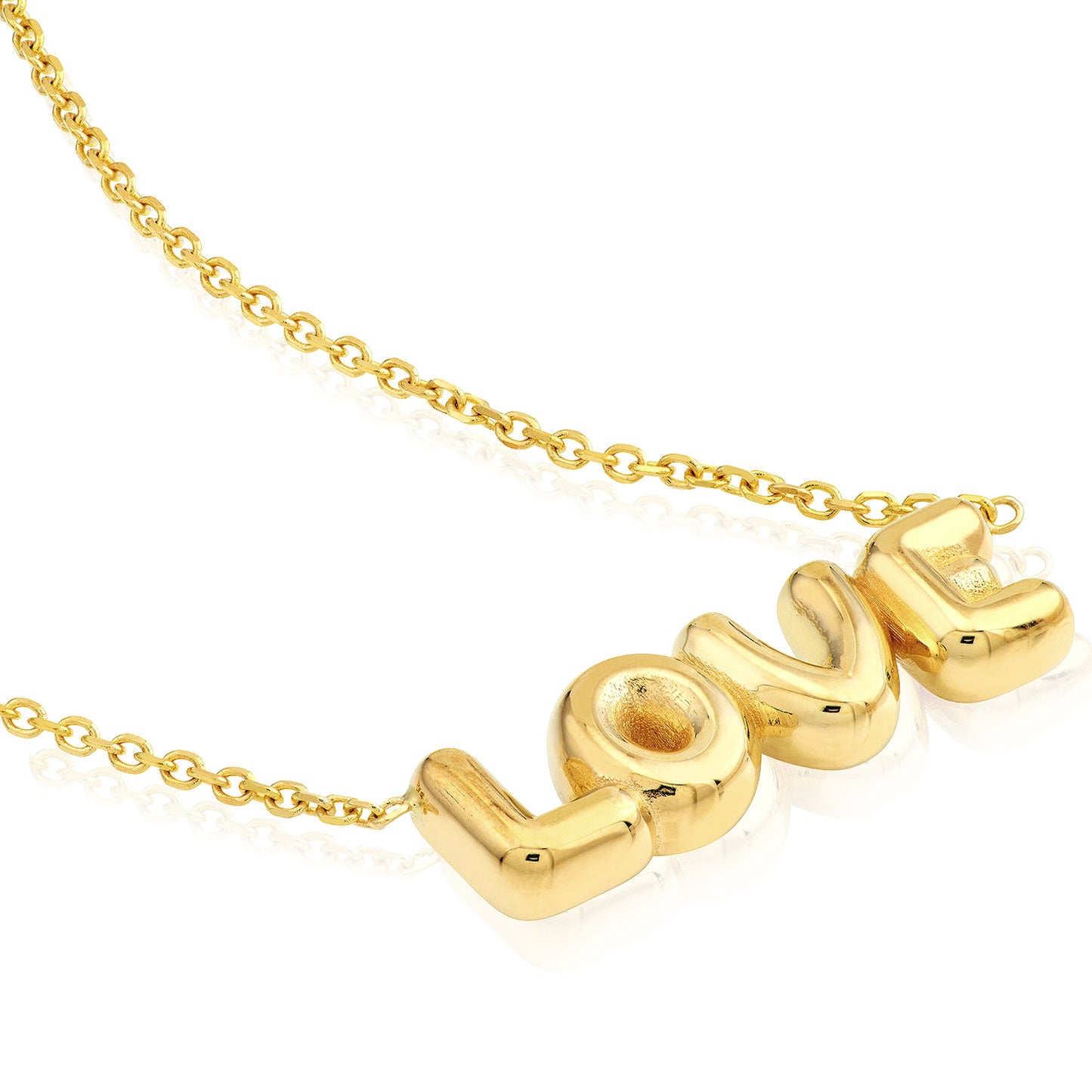 Fashion 18K Gold Brass Balloon Necklace