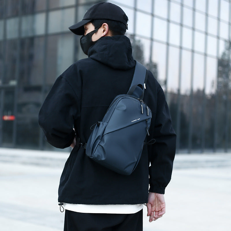 Sac de poitrine de sport sac de messager pour hommes de marque de mode multi-fonction